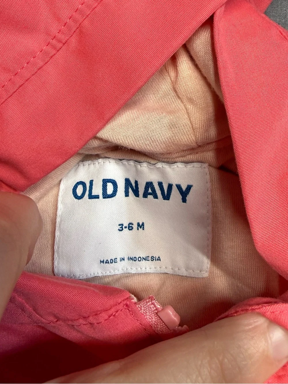 Old Navy Coral Pink Kids quarter zip Jacket